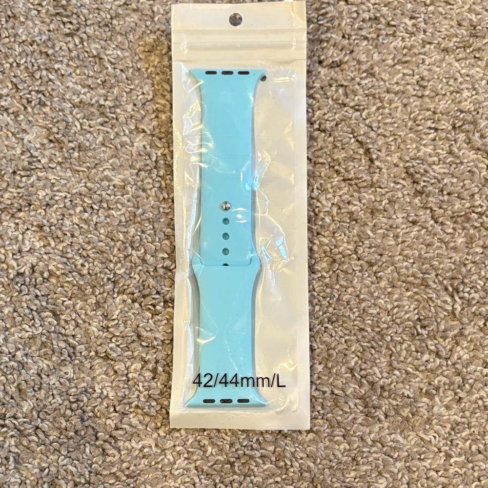 Silicone Sport Watch Band - Light Blue - 42/44mm